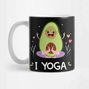 I Love Yoga from Avacado Mug